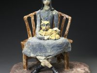 Beatrice Wood, "Not Married" 1965, clay, glaze.