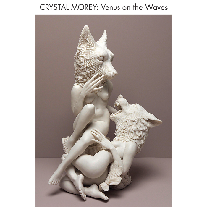 Crystal Morey, "Venus on the Waves Catalog", Crystal Morey: Venus on the Waves Catalog The 8.5 x 11″ booklet includes 16 beautiful pages of images and text from the “Venus on the Waves” exhibition at Ferrin Contemporary in 2019. The book also includes a wonderful essay by writer Maria Porges, “Claiming Beauty: Crystal Morey’s Venus on the Waves”.
